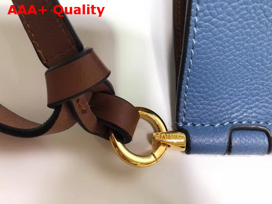 Loewe Gate Bucket Bag Varsity Blue Soft Grained Calf Replica