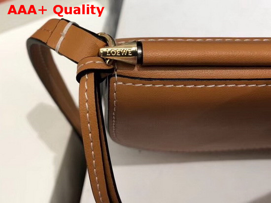 Loewe Gate Pochette Light Caramel Oxblood Smooth Calf Leather Replica