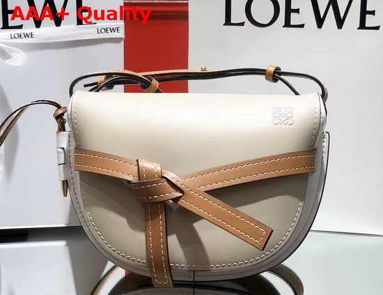 Loewe Gate Small Bag Light Oat Soft White Soft Calf Replica