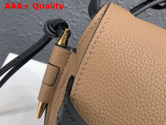 Loewe Gate Small Bag Mocca Black Soft Grained Calf Leather Replica