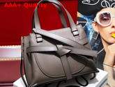 Loewe Gate Top Handle Mini Bag Dark Taupe Soft Grained Calf Replica