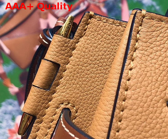 Loewe Gate Top Handle Mini Bag Light Caramel Soft Grained Calf Replica