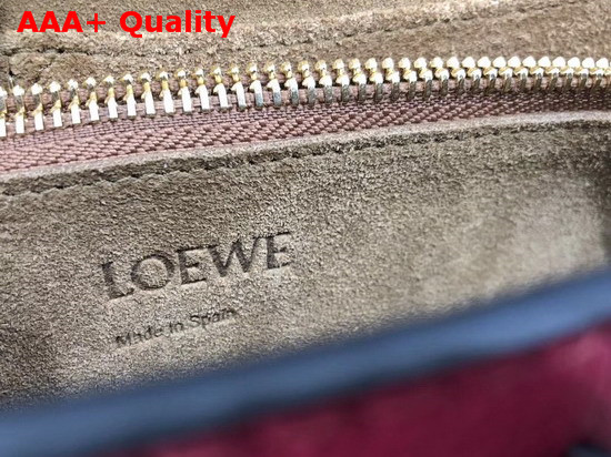 Loewe Gate Top Handle Small Bag Raspberry Wine Soft Grained Calf Leather Replica