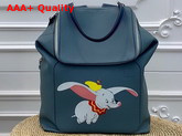 Loewe Goya Dumbo Backpack Stone Blue Soft Grained Calf Replica