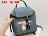 Loewe Goya Dumbo Small Backpack Stone Blue Replica