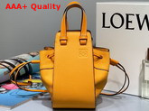 Loewe Hammock Drawstring Mini Bag Yellow Soft Grained Calf Replica