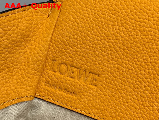 Loewe Hammock Drawstring Mini Bag Yellow Soft Grained Calf Replica