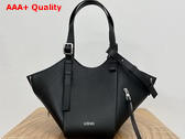 Loewe Hammock Flip Bag in Black Classic Calfskin Replica