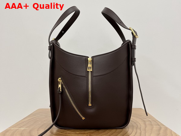 Loewe Hammock Flip Bag in Dark Chestnut Classic Calfskin Replica