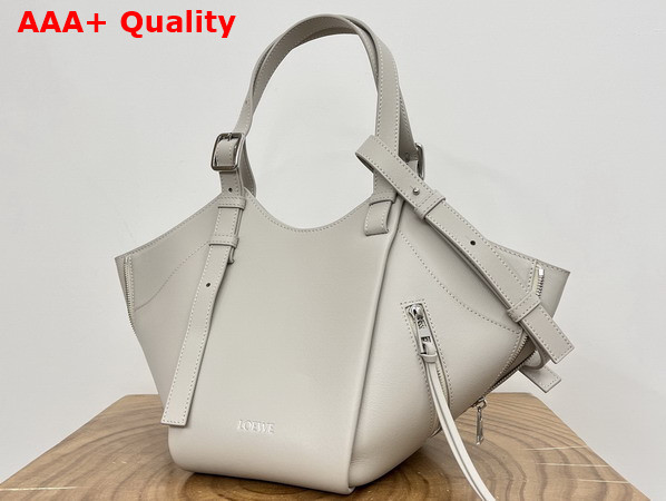 Loewe Hammock Flip Bag in Light Ghost Classic Calfskin Replica