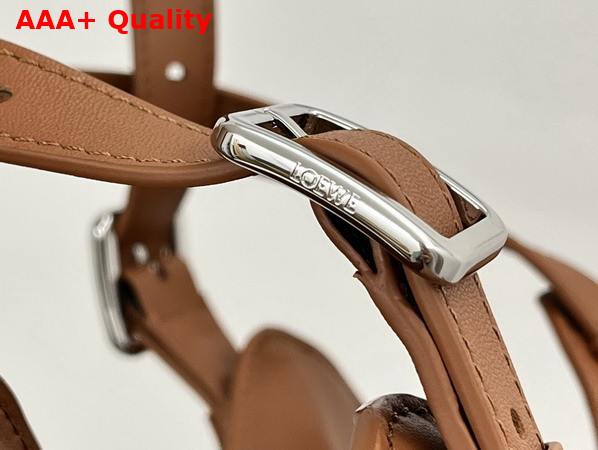 Loewe Hammock Flip Bag in Squirrel Classic Calfskin Replica