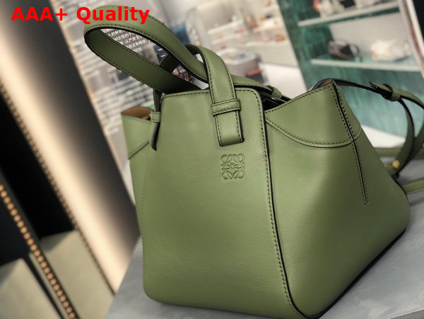 Loewe Hammock Nugget Bag in Avocado Green Nappa Calfskin Replica