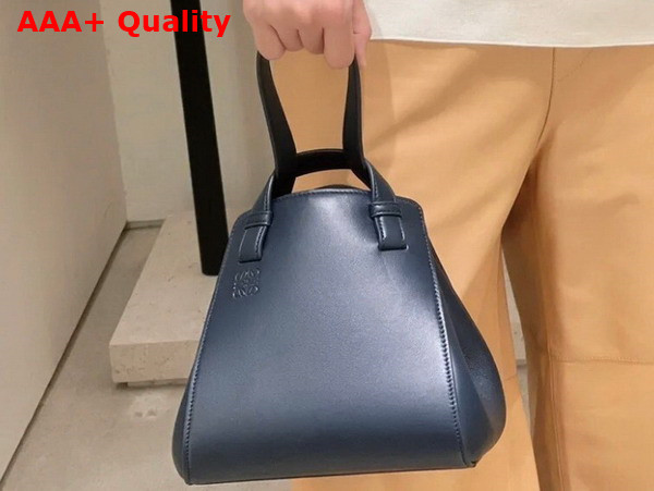 Loewe Hammock Nugget Bag in Deep Navy Nappa Calfskin Replica