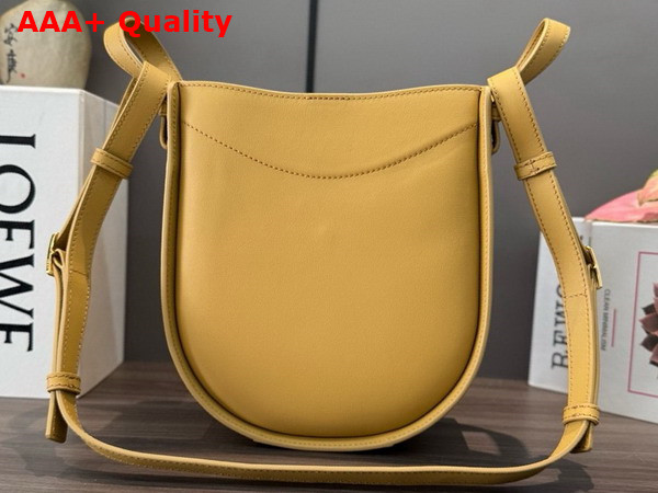 Loewe Hammock Slice Bag in Shiny Calfskin Sahara Replica