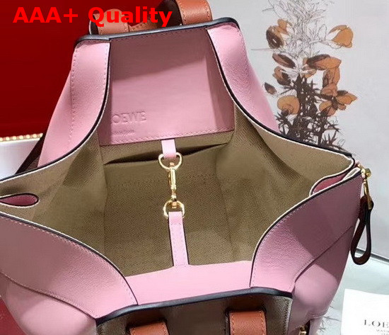 Loewe Hammock Small Bag Tan Medium Pink Classic Calf Replica