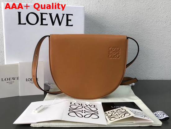 Loewe Heel Mini Bag Amber Smooth Calf Leather Replica