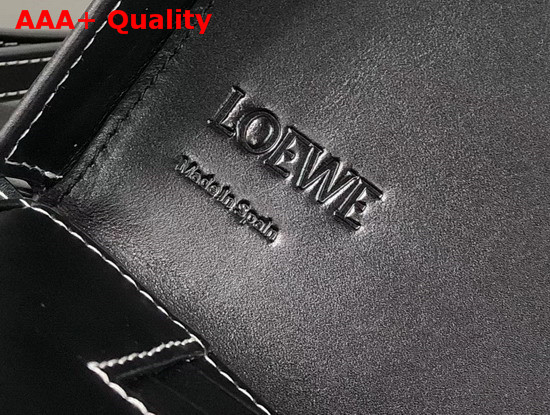 Loewe Heel Mini Bag Black Smooth Calf Leather Replica