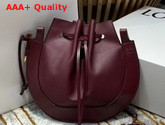 Loewe Horseshoe Bag in Wine Nappa Calf Replica