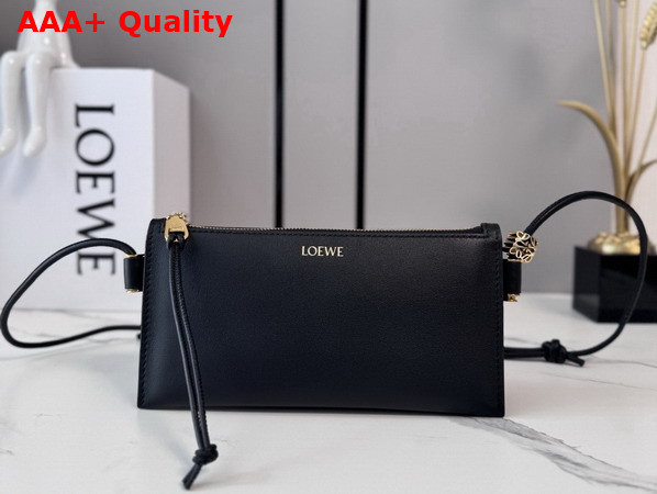 Loewe Joya Pouch in Nappa Calfskin Black Replica