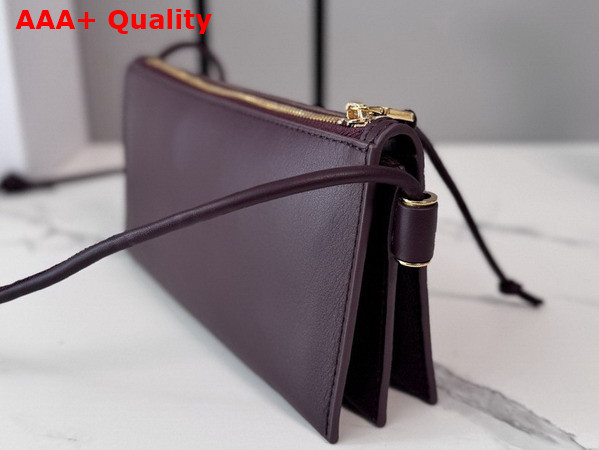 Loewe Joya Pouch in Nappa Calfskin Dark Burgundy Replica