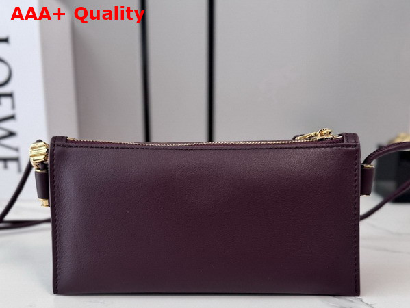 Loewe Joya Pouch in Nappa Calfskin Dark Burgundy Replica