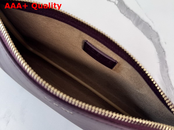 Loewe Joya Pouch in Nappa Calfskin Dark Burgundy Replica