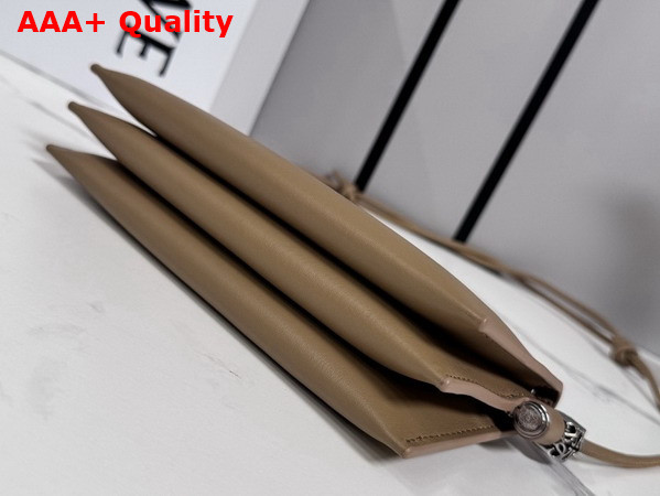 Loewe Joya Pouch in Nappa Calfskin Mocha Replica