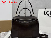 Loewe Large Amazona 180 Bag in Suede Dark Chestnut Replica