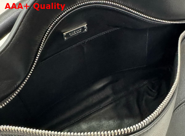 Loewe Large Featherlight Puzzle Bag in Black Nappa Lambskin Replica