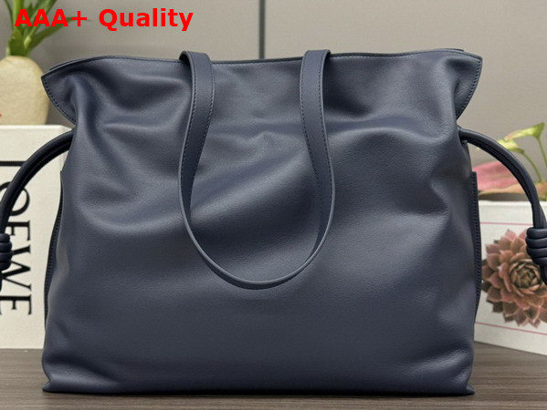 Loewe Large Flamenco Clutch in Abyss Blue Nappa Calfskin Replica