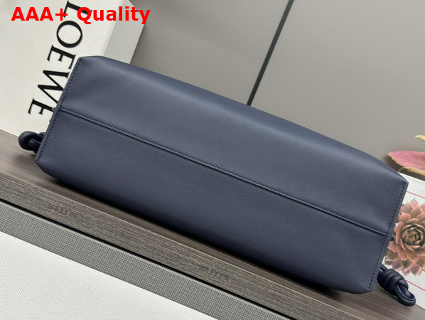 Loewe Large Flamenco Clutch in Abyss Blue Nappa Calfskin Replica