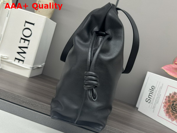 Loewe Large Flamenco Clutch in Black Nappa Calfskin Replica