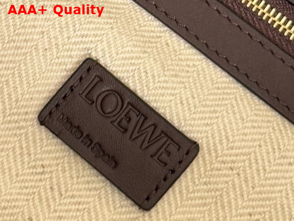Loewe Large Flamenco Clutch in Chocolate Nappa Calfskin Replica