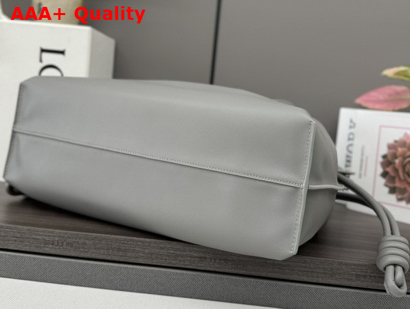 Loewe Large Flamenco Clutch in Light Grey Nappa Calfskin Replica