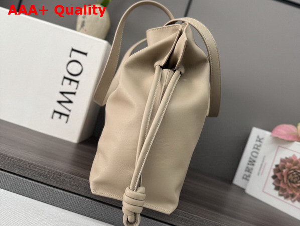Loewe Large Flamenco Clutch in Sand Nappa Calfskin Replica