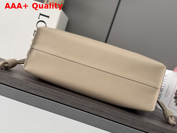 Loewe Large Flamenco Clutch in Sand Nappa Calfskin Replica