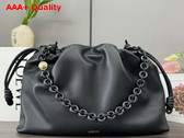 Loewe Large Flamenco Purse in Black Mellow Nappa Lambskin Replica