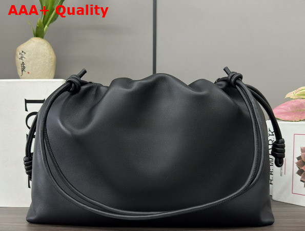 Loewe Large Flamenco Purse in Black Mellow Nappa Lambskin Replica