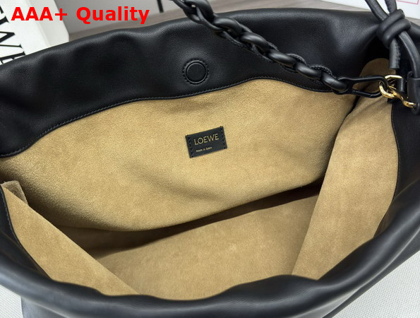 Loewe Large Flamenco Purse in Black Mellow Nappa Lambskin Replica