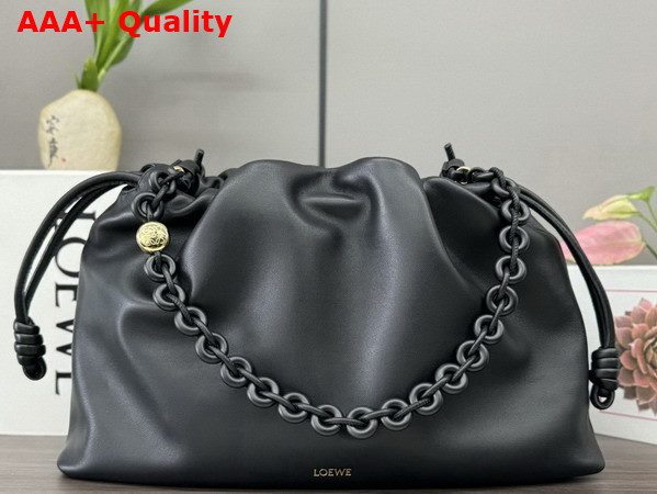 Loewe Large Flamenco Purse in Black Mellow Nappa Lambskin Replica