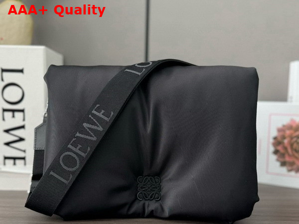 Loewe Large Goya Puffer Bag in Black Nylon Replica