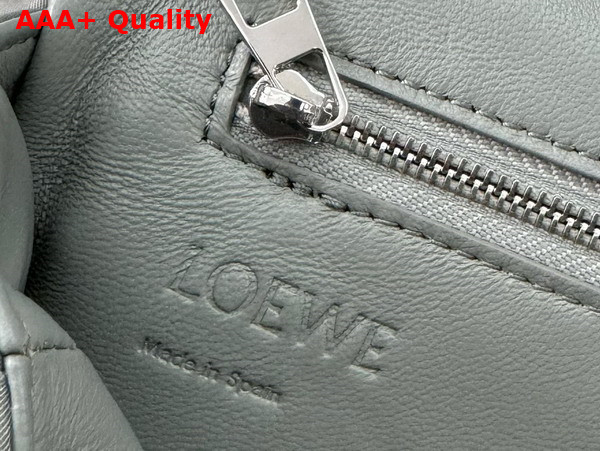 Loewe Large Goya Puffer Bag in Grey Nylon Replica