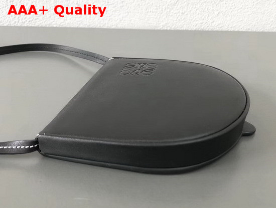 Loewe Large Heel Pouch Black Smooth Calf Replica