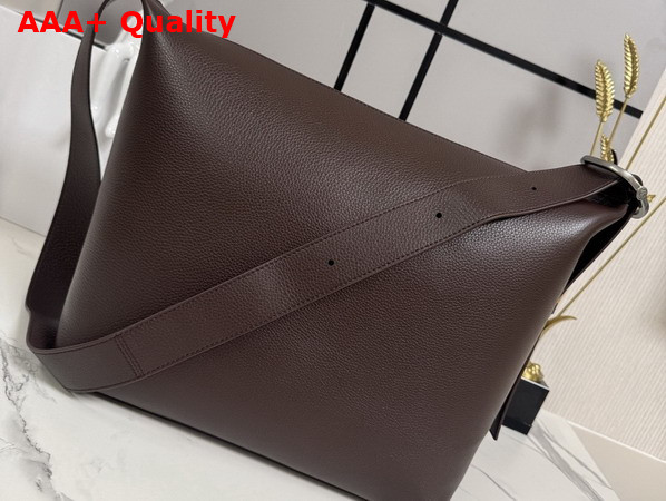 Loewe Large Loop Hobo in Chocolate Supple Grained Calfskin Replica