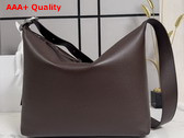 Loewe Large Loop Hobo in Chocolate Supple Grained Calfskin Replica