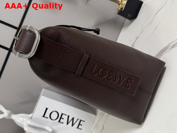 Loewe Large Loop Hobo in Chocolate Supple Grained Calfskin Replica