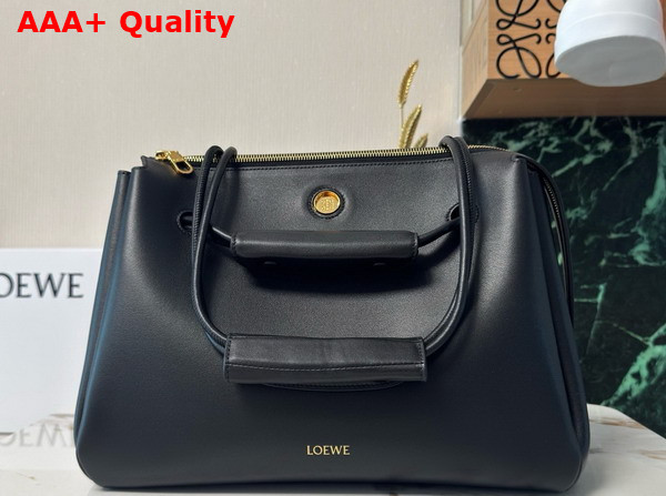 Loewe Large Madrid Bag in Black Supple Calfskin Replica