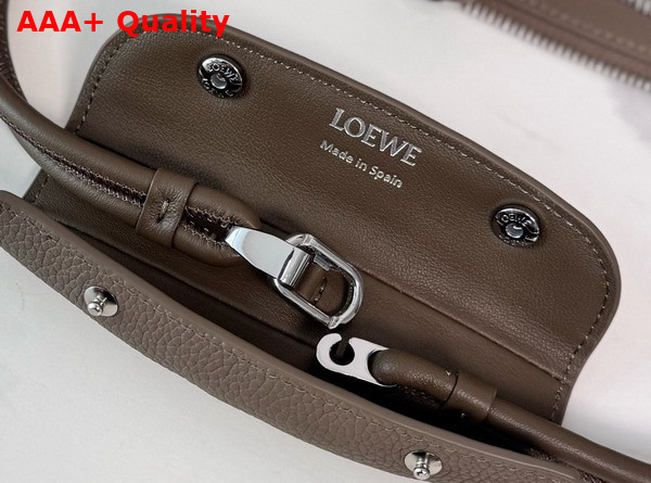 Loewe Large Madrid Bag in Taupe Supple Grained Calfskin Replica