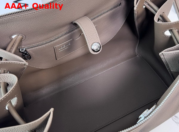 Loewe Large Madrid Bag in Taupe Supple Grained Calfskin Replica