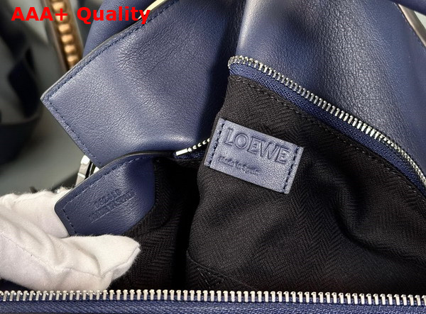 Loewe Large Puzzle Bag in Abyss Blue Classic Calfskin Replica